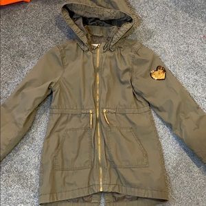 Girls H&M Olive Green Utility Jacket